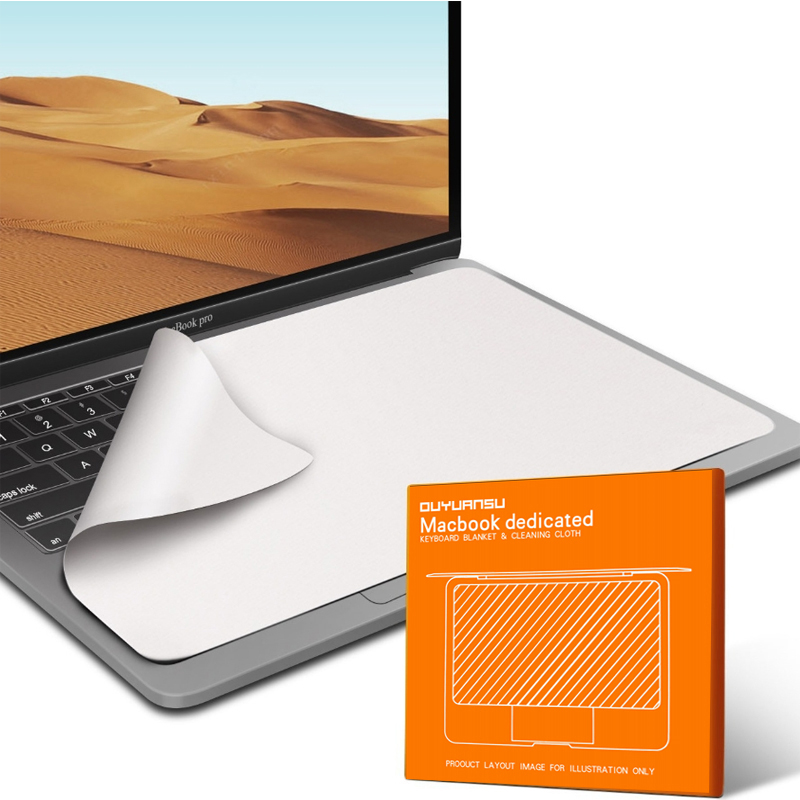 Mac Laptop Accessories - Ekran Klavye Koruma Mikrofiber Astar Temizleme