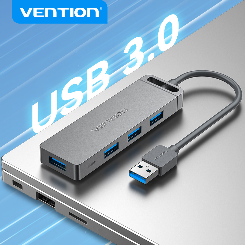 Mac Laptop Accessories - Vention USB Hub Yüksek Hızlı 4