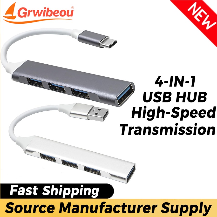 Mac Laptop Accessories - 4'ü 1 arada USB HUB USB-C