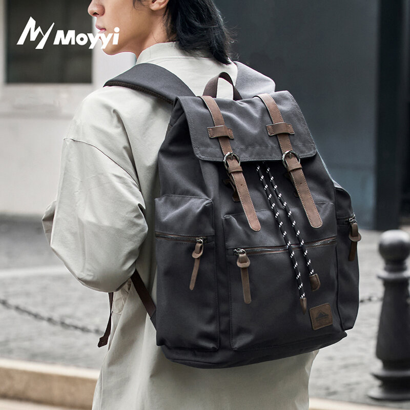 Laptop Bag Waterproof - MOYYI 27L Büyük Kapaklı Sırt Çantası