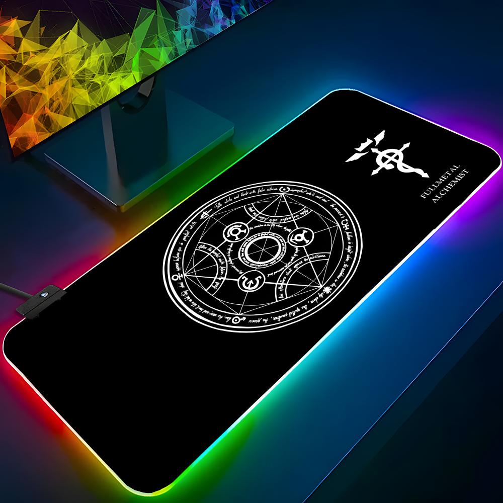 Laptop Accessories Rgb - Fullmetal Alchemist Mouse Pad RGB Arkadan