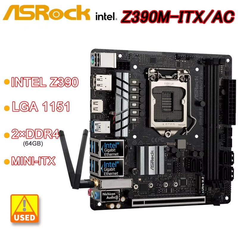 Asrock Z390M-ITX/AC Mini-ITX A - Intel Cpu Core I9 incelemesi ve fiyatı