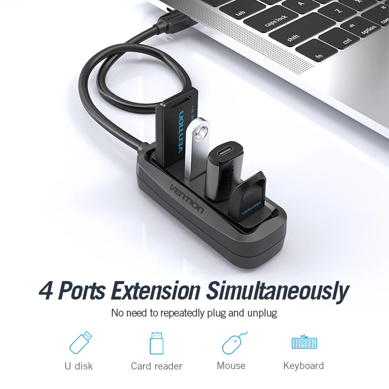 Vention USB 2.0 HUB 4 Port ile - Mac Laptop Accessories incelemesi ve fiyatı